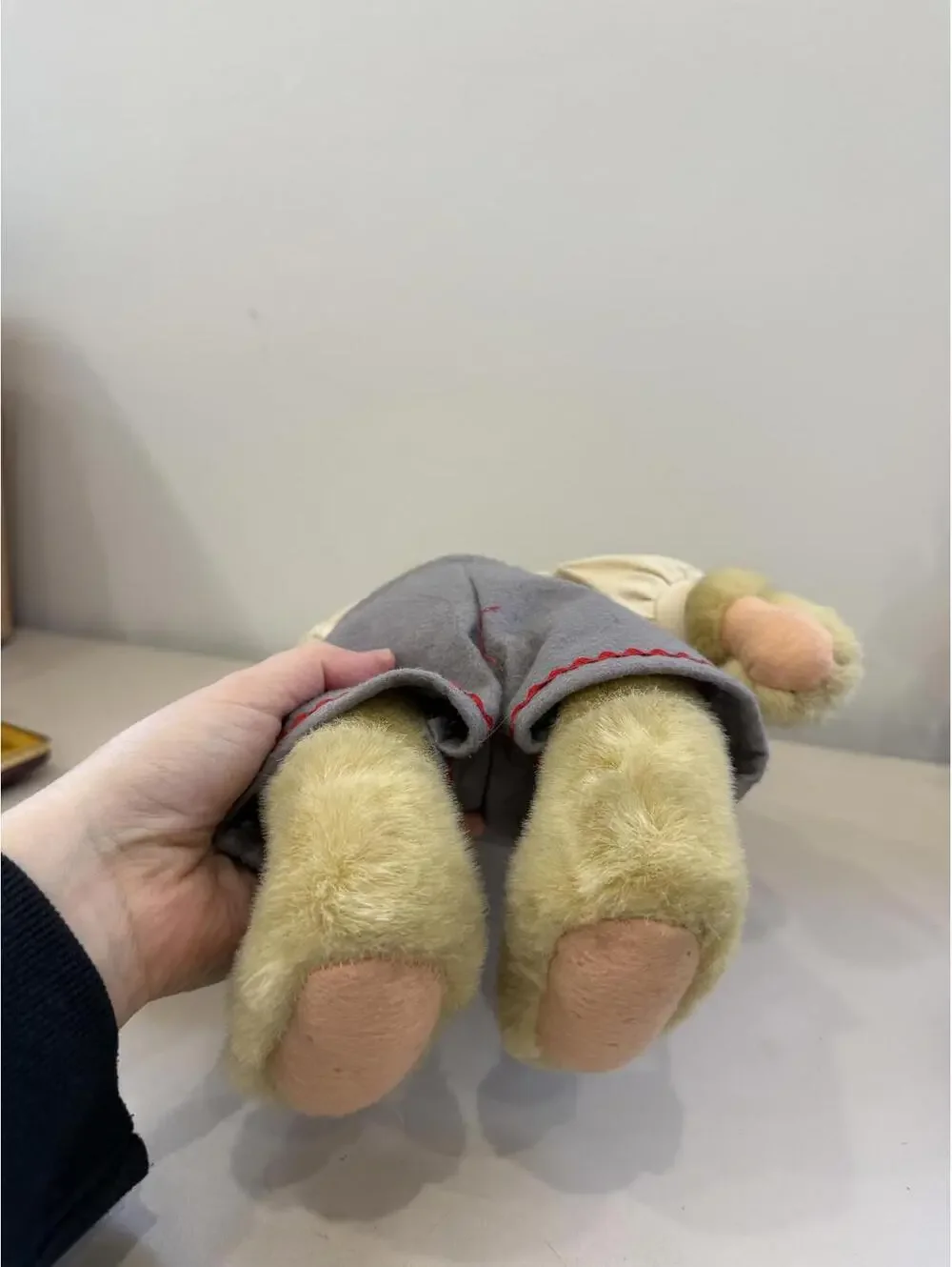 Vintage Fuzzy Vanderbear Eine Kleine Mountain Climber Stuffed Animal Plush Toy